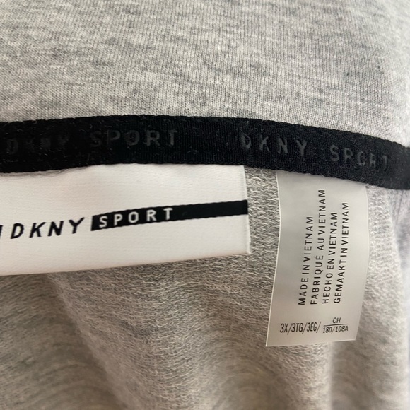 DKNY Sport Logo-Drawstring Hoodie - Picture 4 of 5